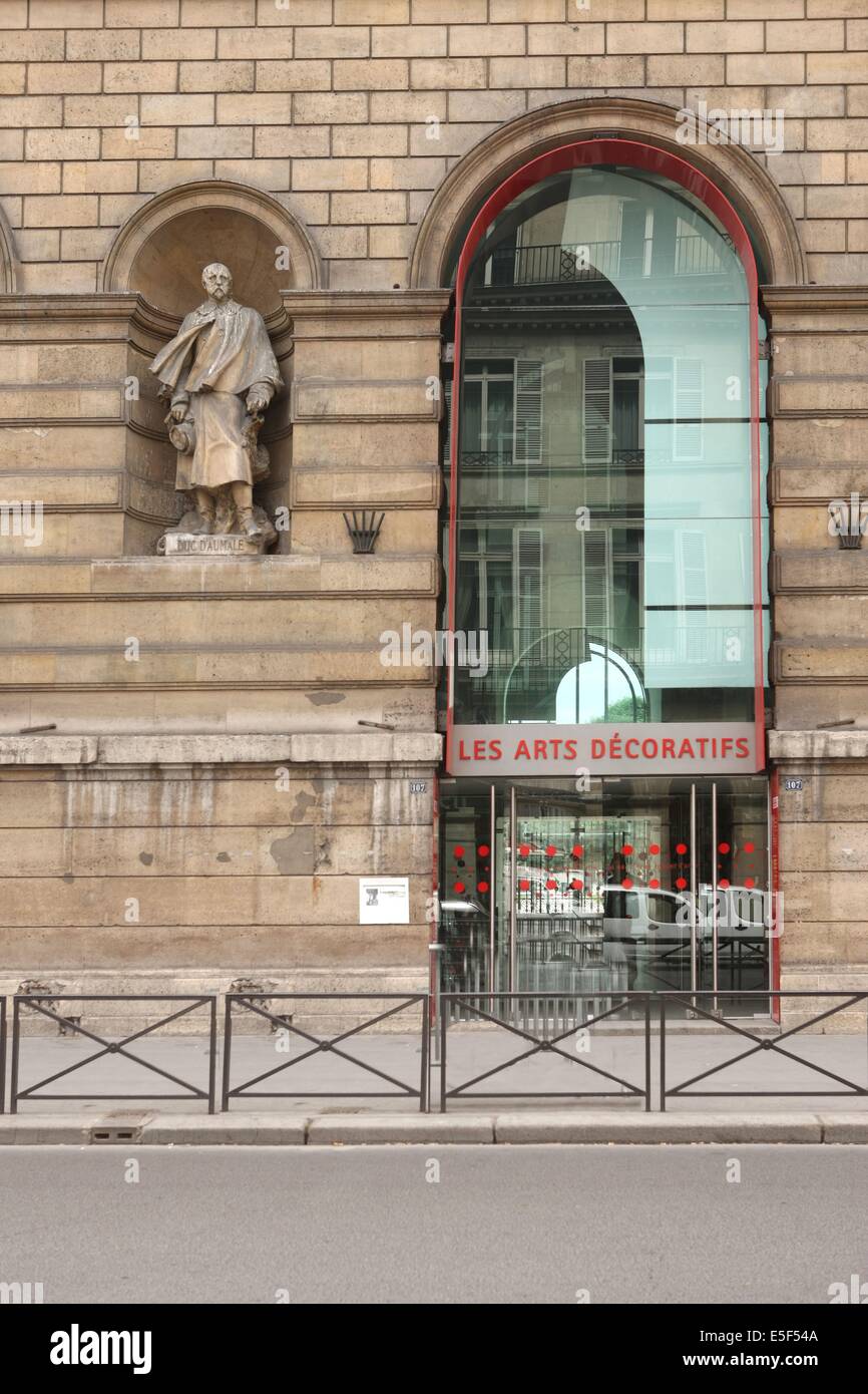 France, ile de france, paris 8e arrondissement, 107 rue de rivoli, musee des arts decoratifs,  Date : 2011-2012 Stock Photo