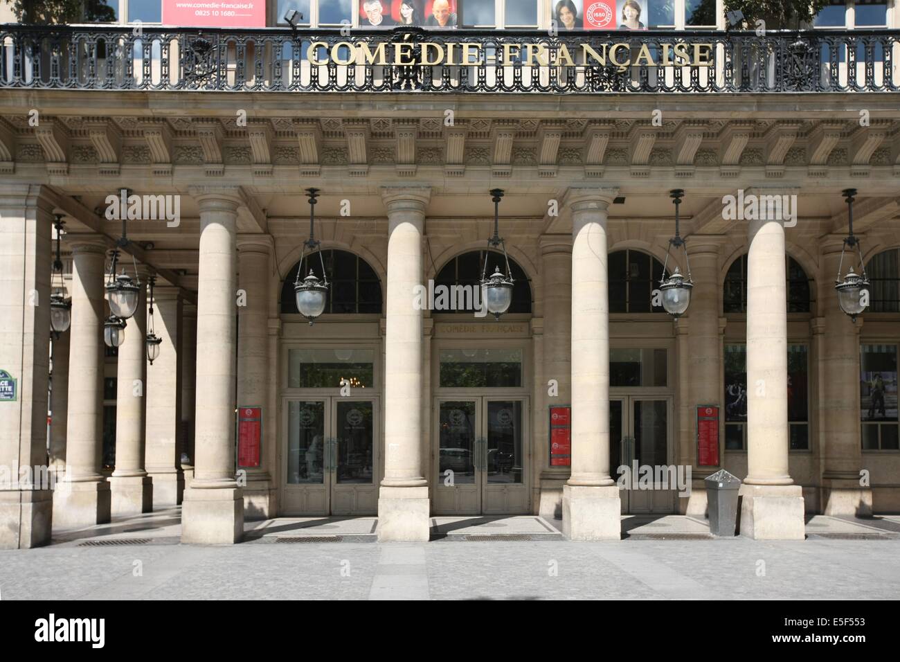 France, ile de france, paris 1er arrondissement, palais royal, place colette, comedie francaise