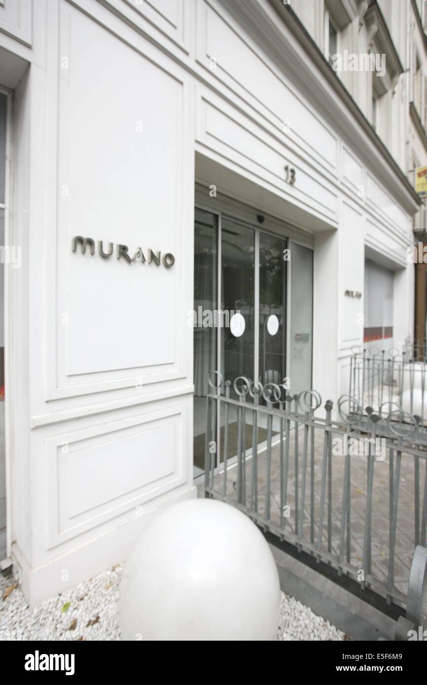 France, ile de france, paris, 3e arrondissement, 13 boulevard du temple, restaurant bar murano,  Date : 2011-2012 Stock Photo