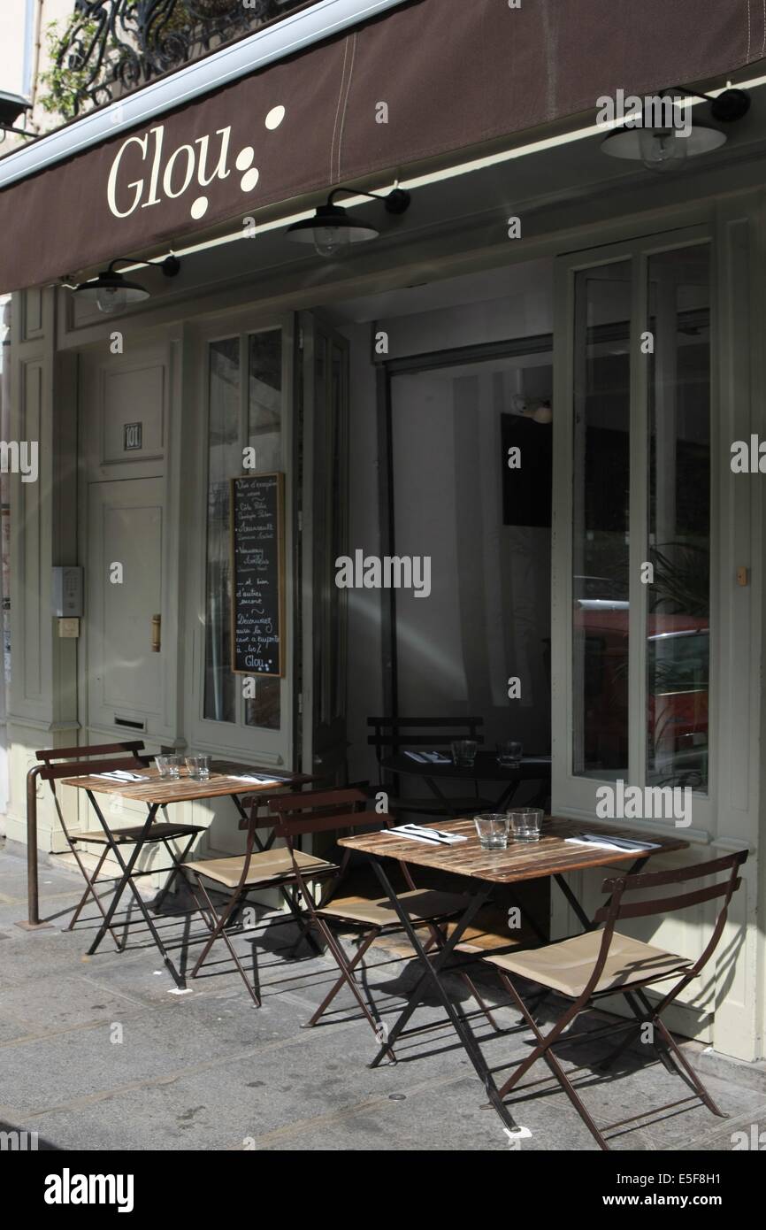 Glou 101 Rue Vieille Du Temple 75003 Paris Glou High Resolution Stock Photography and Images - Alamy