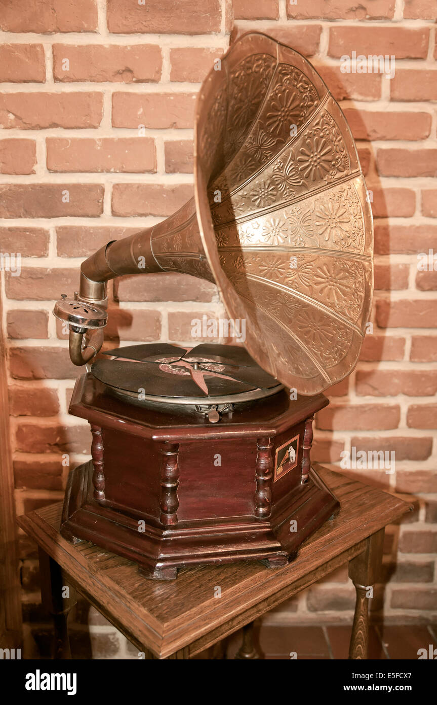 Gramophone Stock Photo