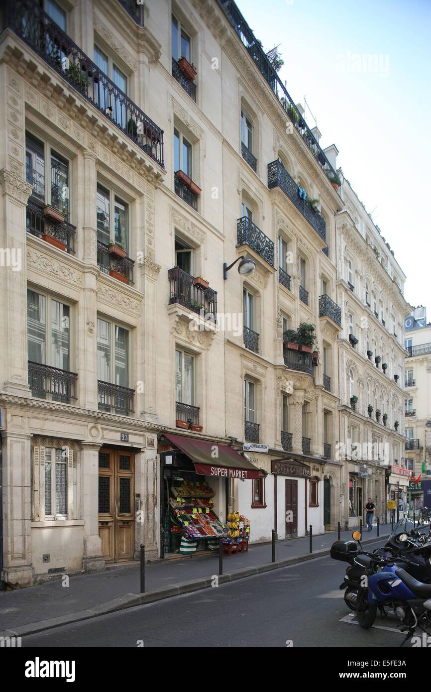 France, ile de france, paris 9e arrondissement, 27 rue victor masse, immeuble neo renaissance France, ile de france, paris 9e arrondissement, 27 rue victor masse, immeuble neo renaissance