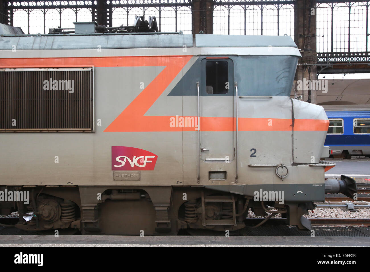 SNCF (Société nationale des chemins de fer français; 'National society of French railways' or 'French National Railway Company') Stock Photo
