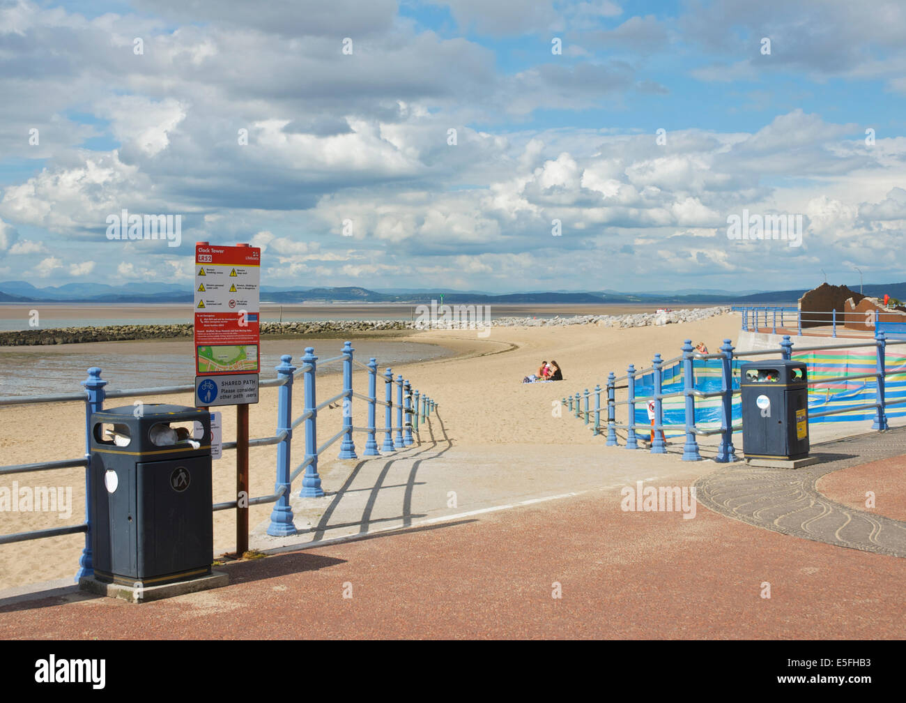 The Beach, Morecambe, Lancashire, England UK Stock Photo - Alamy