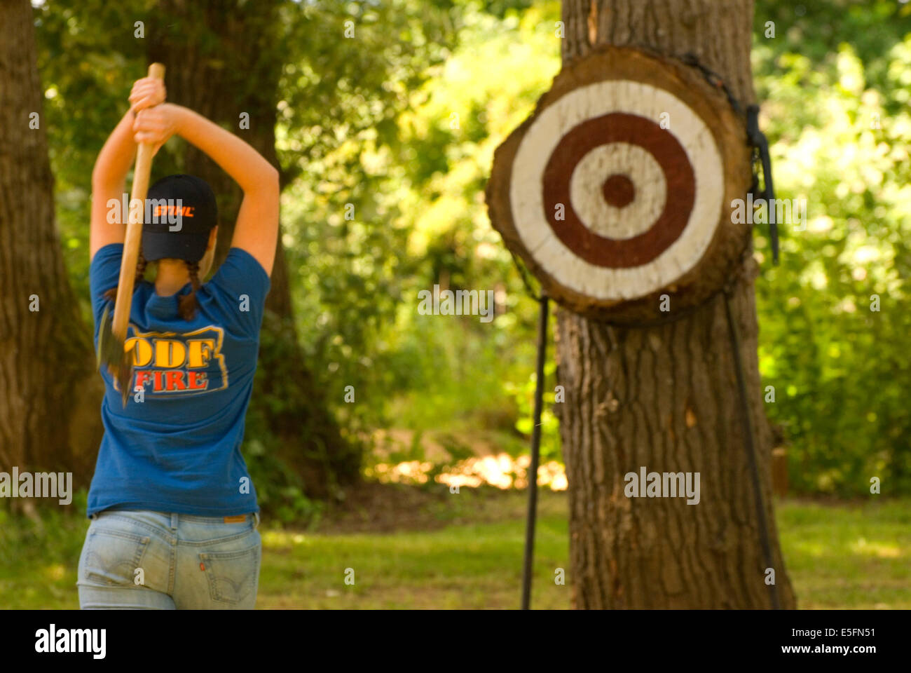 Axe Throw, Linn County Loggers' Jamboree, Linn County Pioneer Picnic