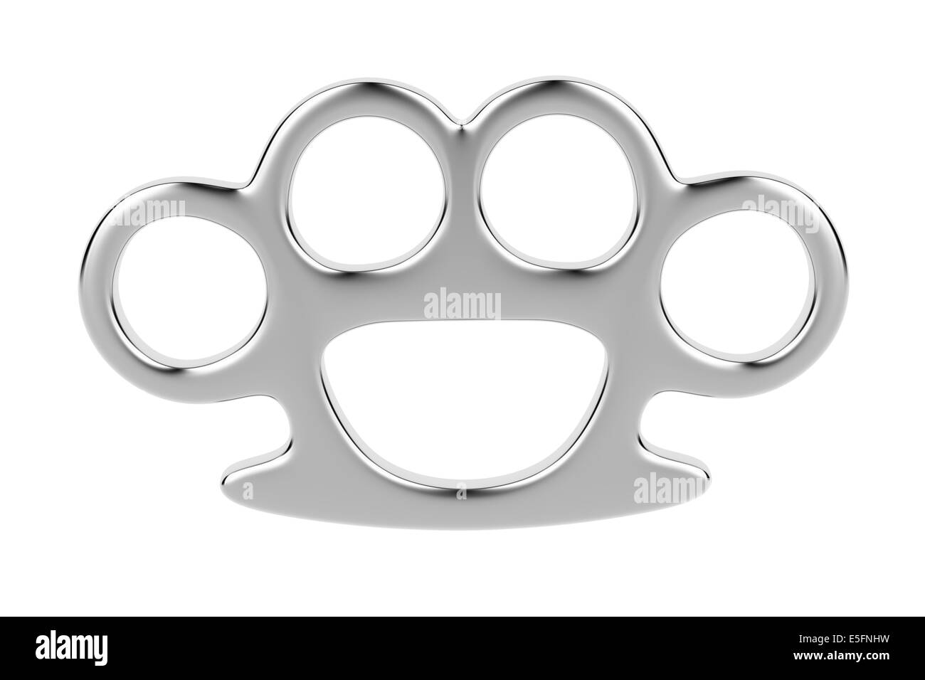 Brass knuckles isolated on white background Stock Photo Alamy