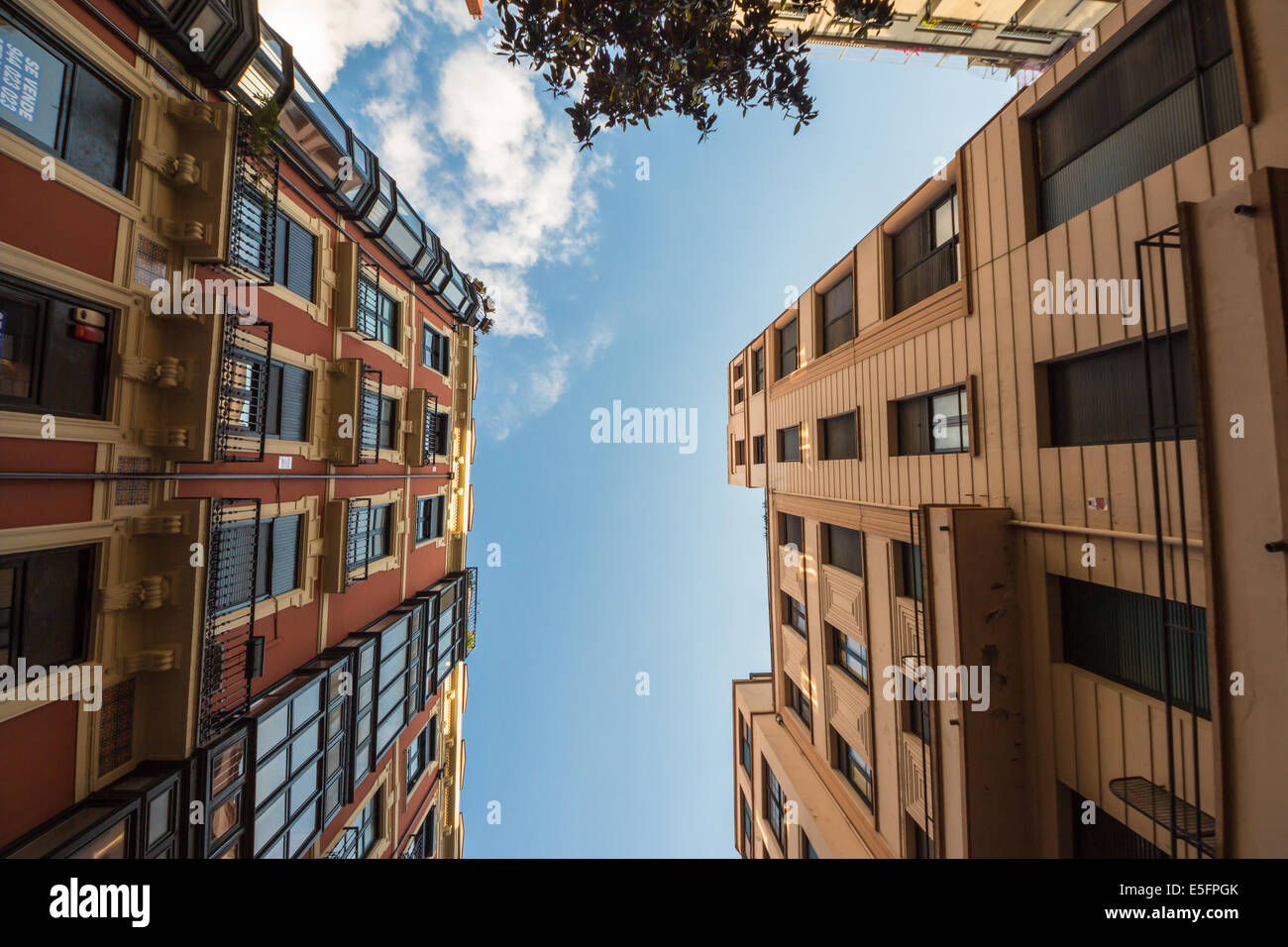 old facade of a palace in Bilbao, Spain Stock Photo - Alamy