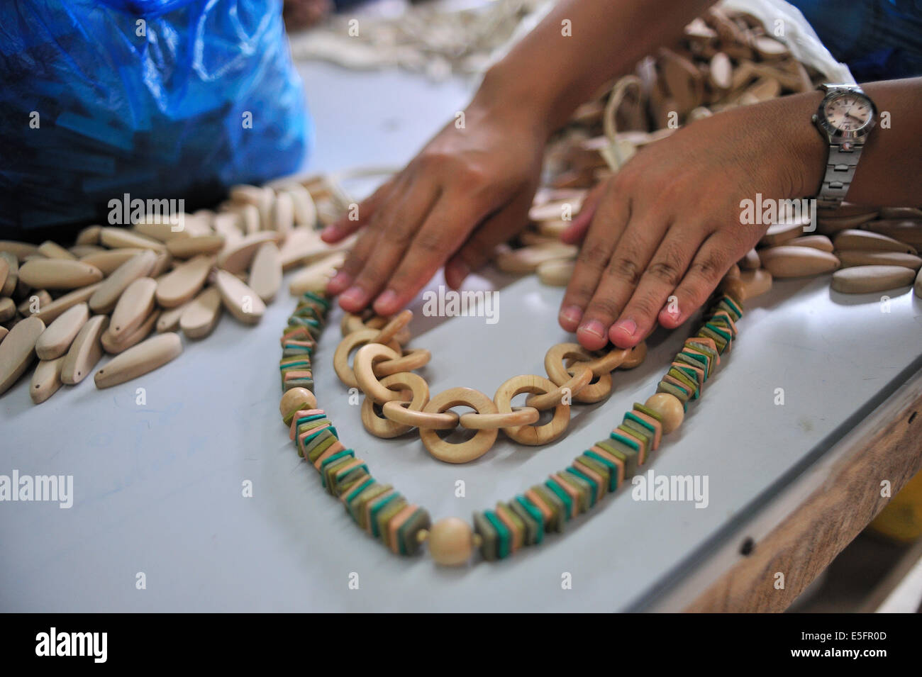 Fashion accessories hand made in Cebu City Philippines Stock Photo Alamy