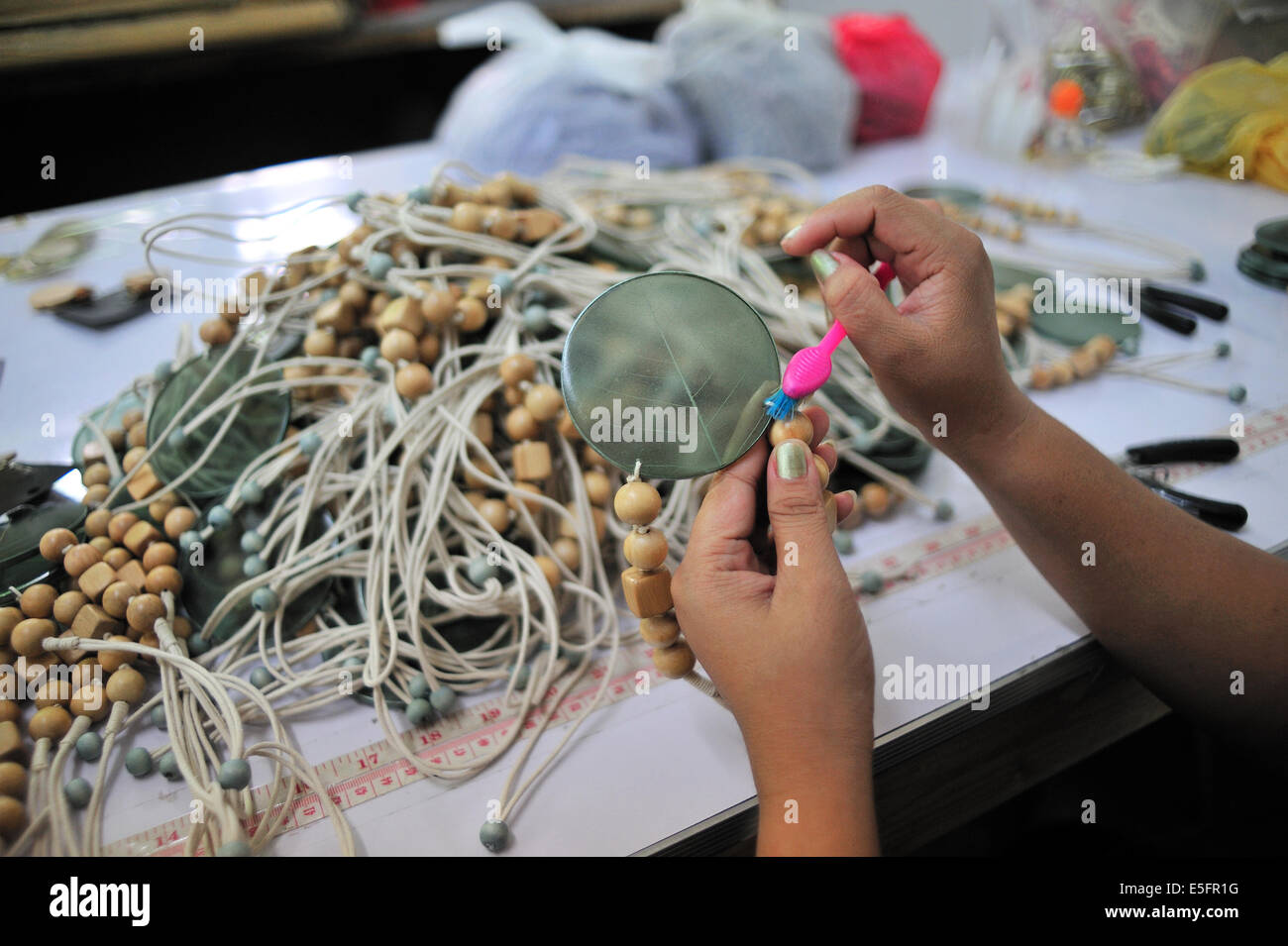 Fashion accessories hand made in Philippines Stock Photo Alamy