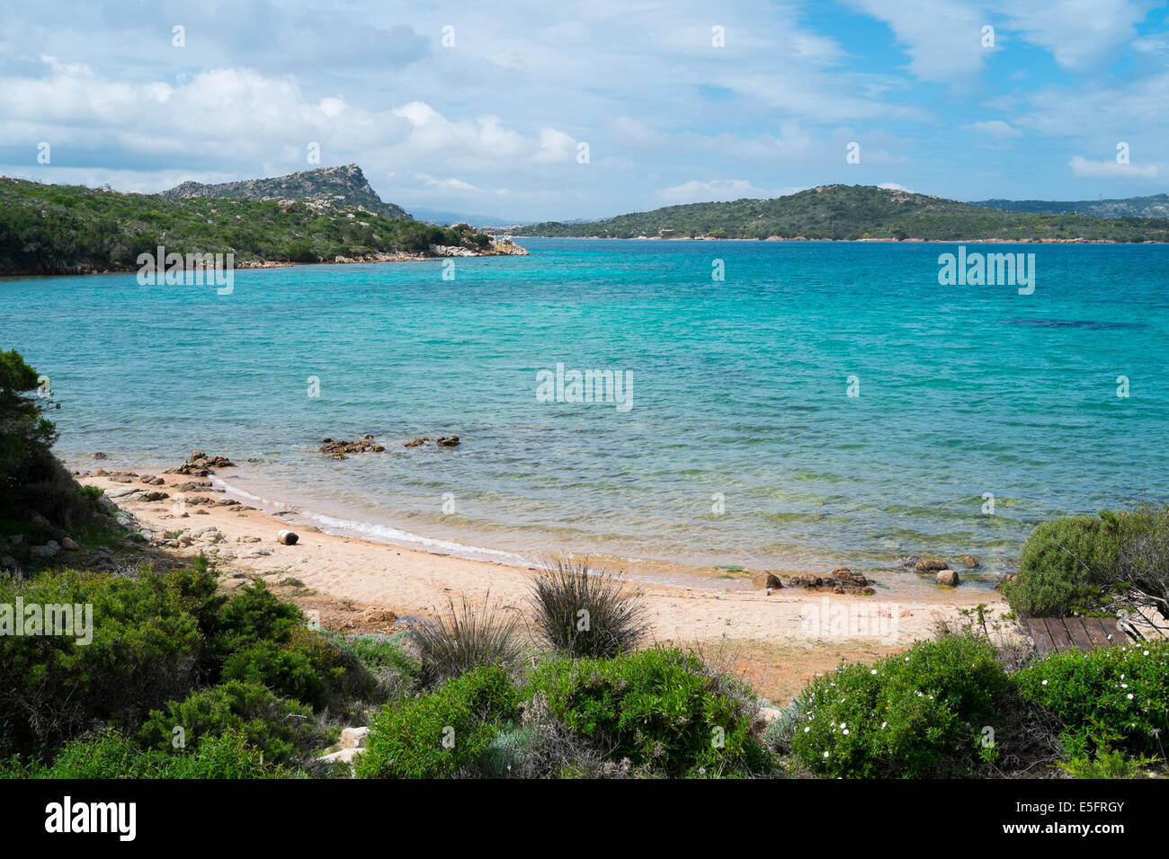 Beach in Caprera island, La Maddalena, Sardinia, Italy Stock Photo