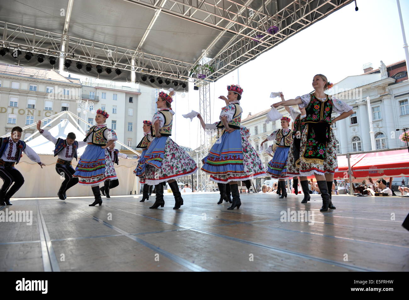 Folk group Edmonton, Ukrainian dancers Viter from Canada during the