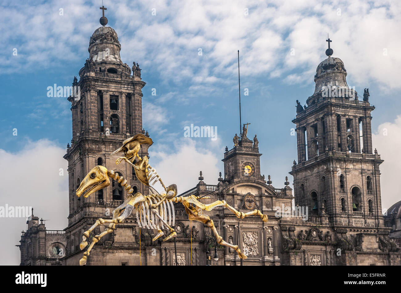 Day of the dead in Mexico city, Dia de los muertos Stock Photo