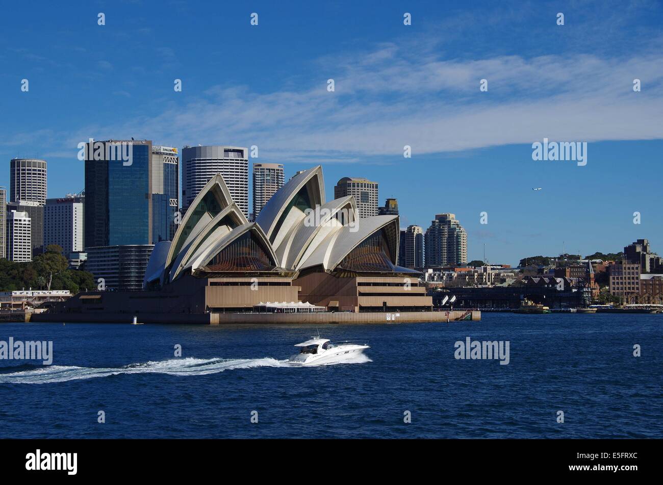 Sydney Harbor with Opera House Stock Photo