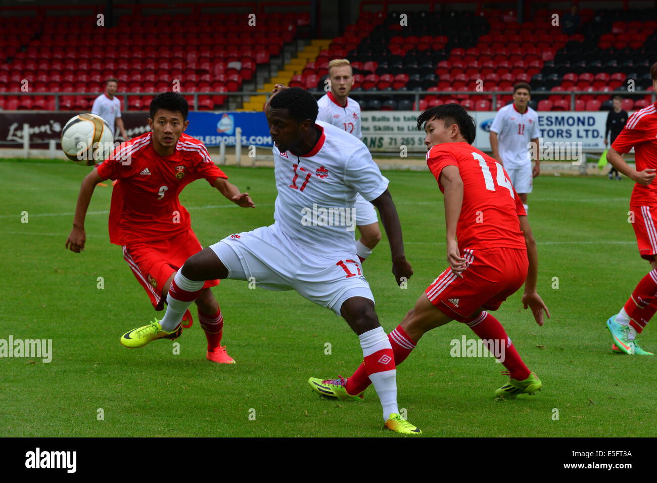 Derry, Londonderry, Northern Ireland. 30th July, 2014. Milk Cup Elite