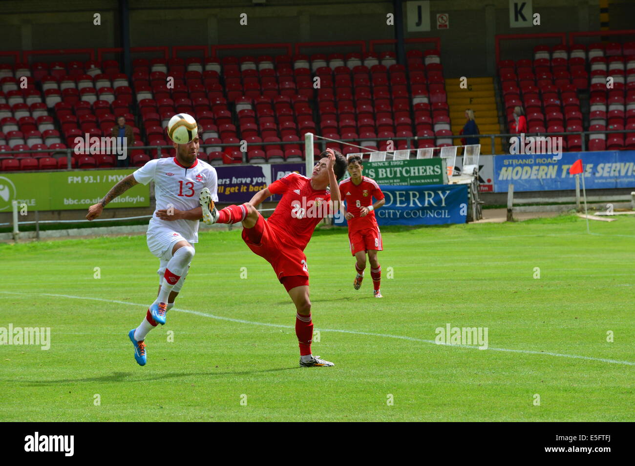 Northern ireland football stadium hires stock photography and images