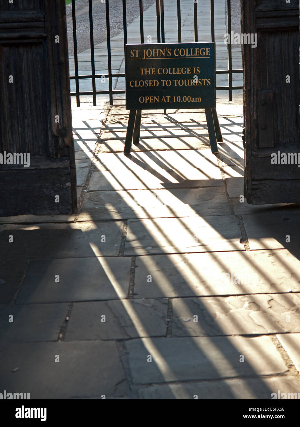 A quiet corner of Cambridge Stock Photo Alamy