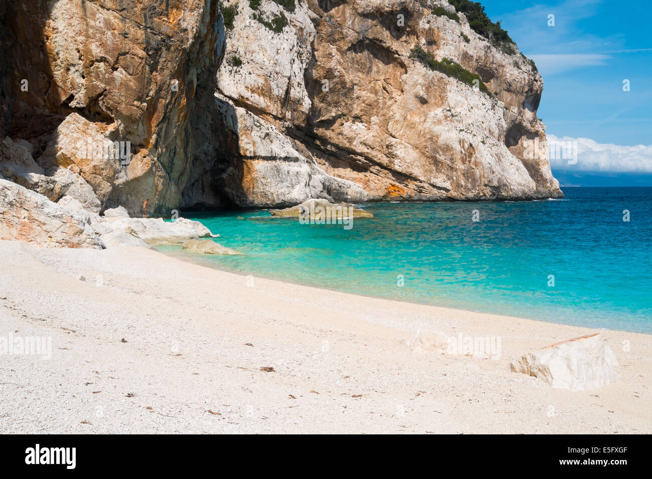 Cala Mariolu beach in Baunei, Sardinia, Italy Stock Photo Alamy