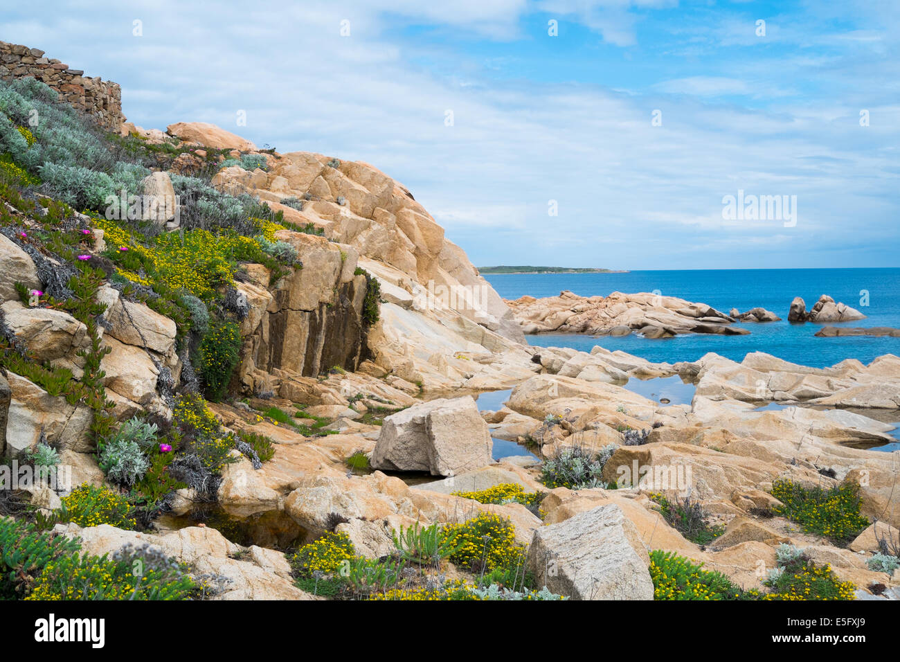 Punta Rossa in Caprera island, Sardinia, Italy Stock Photo