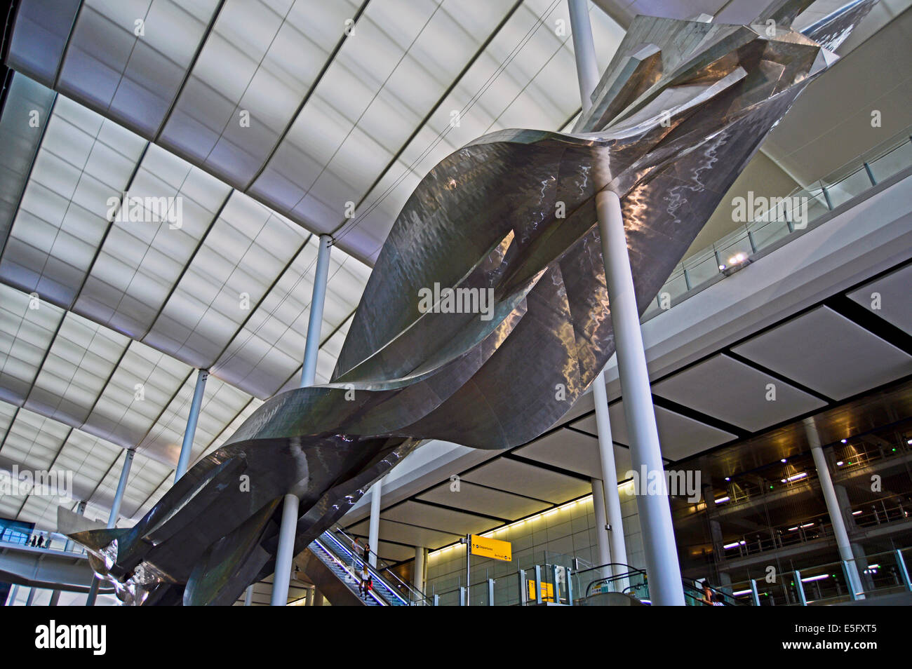 Heathrow Terminal 2 (The Queen's Terminal) showing the Slipstream