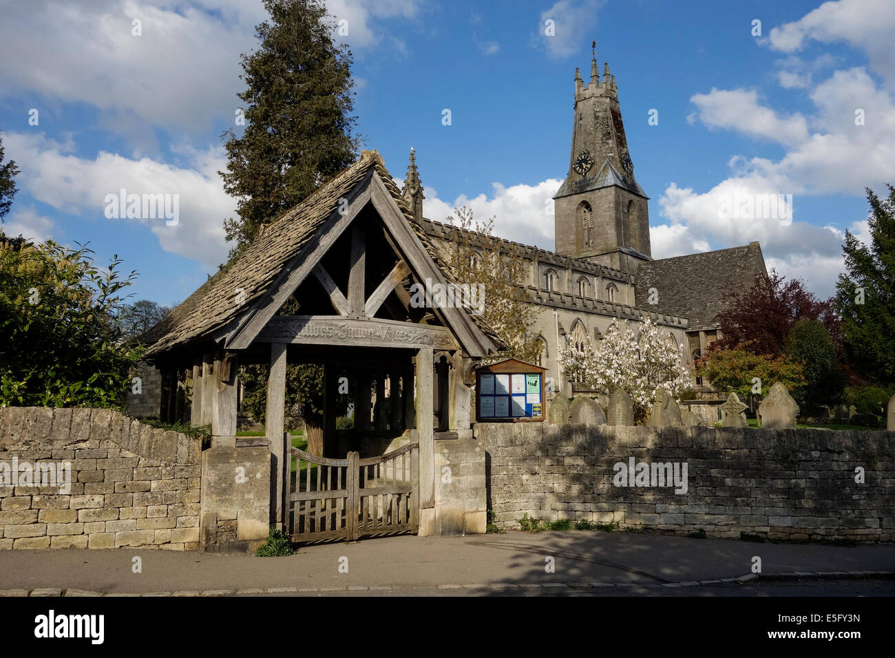 Holy Trinity Church in Minchinhampton, Gloucestershire, UK Stock Photo