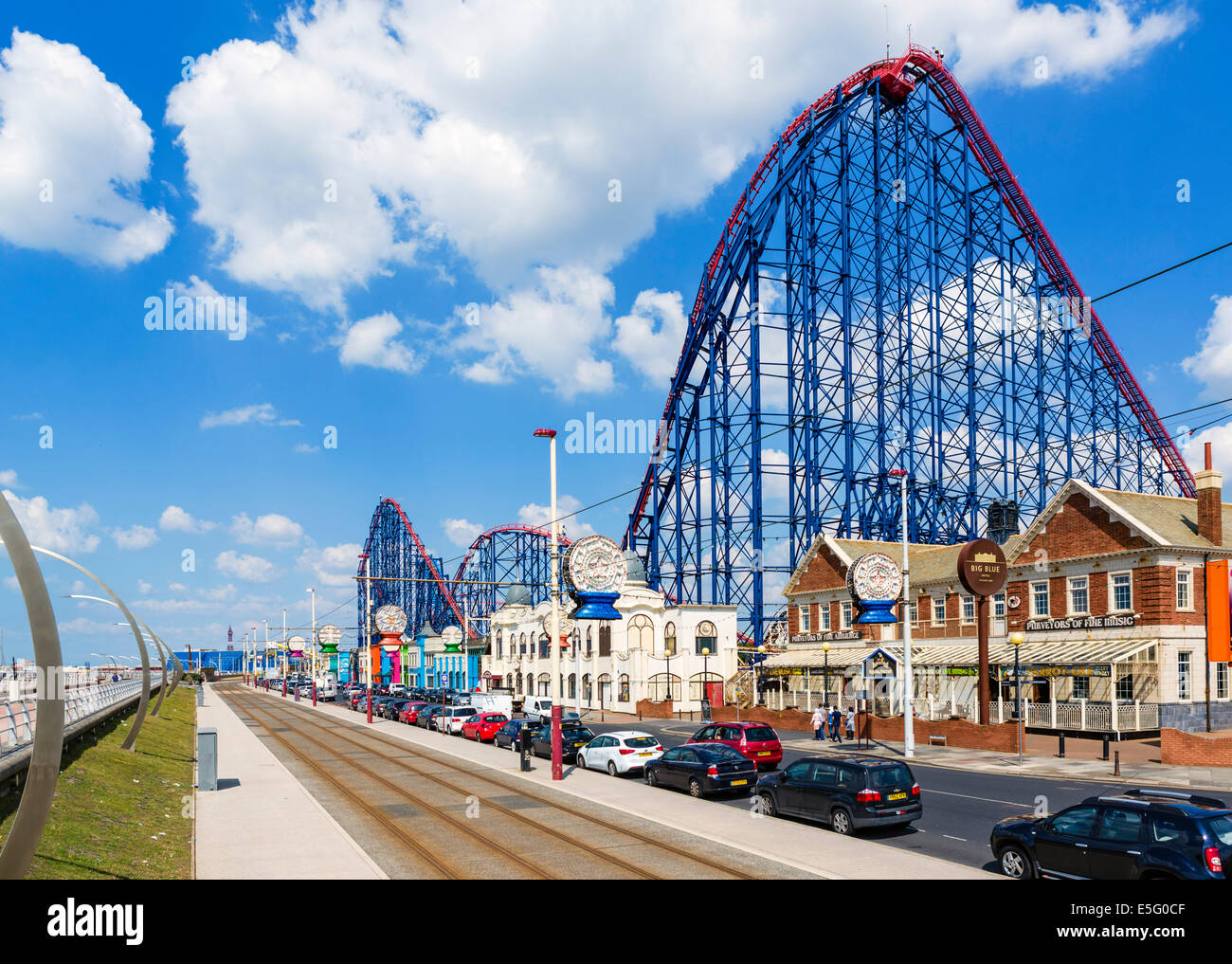 Blackpool Theme Park Roller Coaster At Jo Whitney Blog