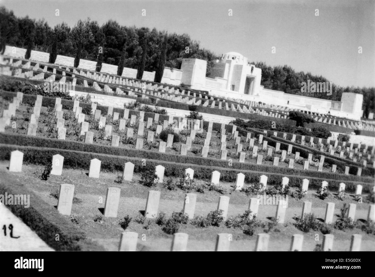 Jerusalem  British War Cemetery at Mount Scopus Palestine Middle East 1947 1948  KATHY DEWITT Stock Photo