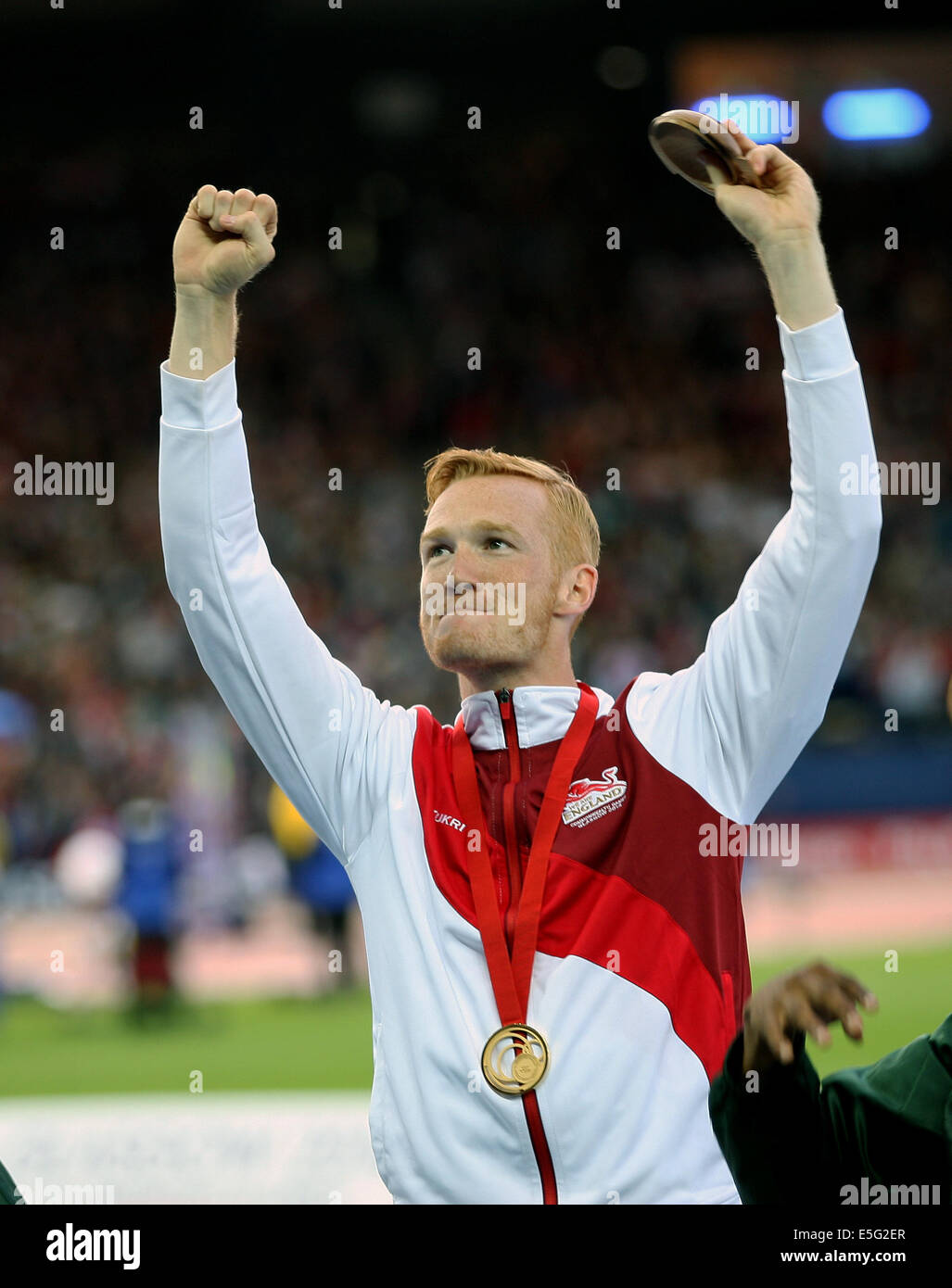 GREG RUTHERFORD WINS GOLD LONG JUMP HAMPDEN PARK GLASGOW SCOTLAND 30 ...