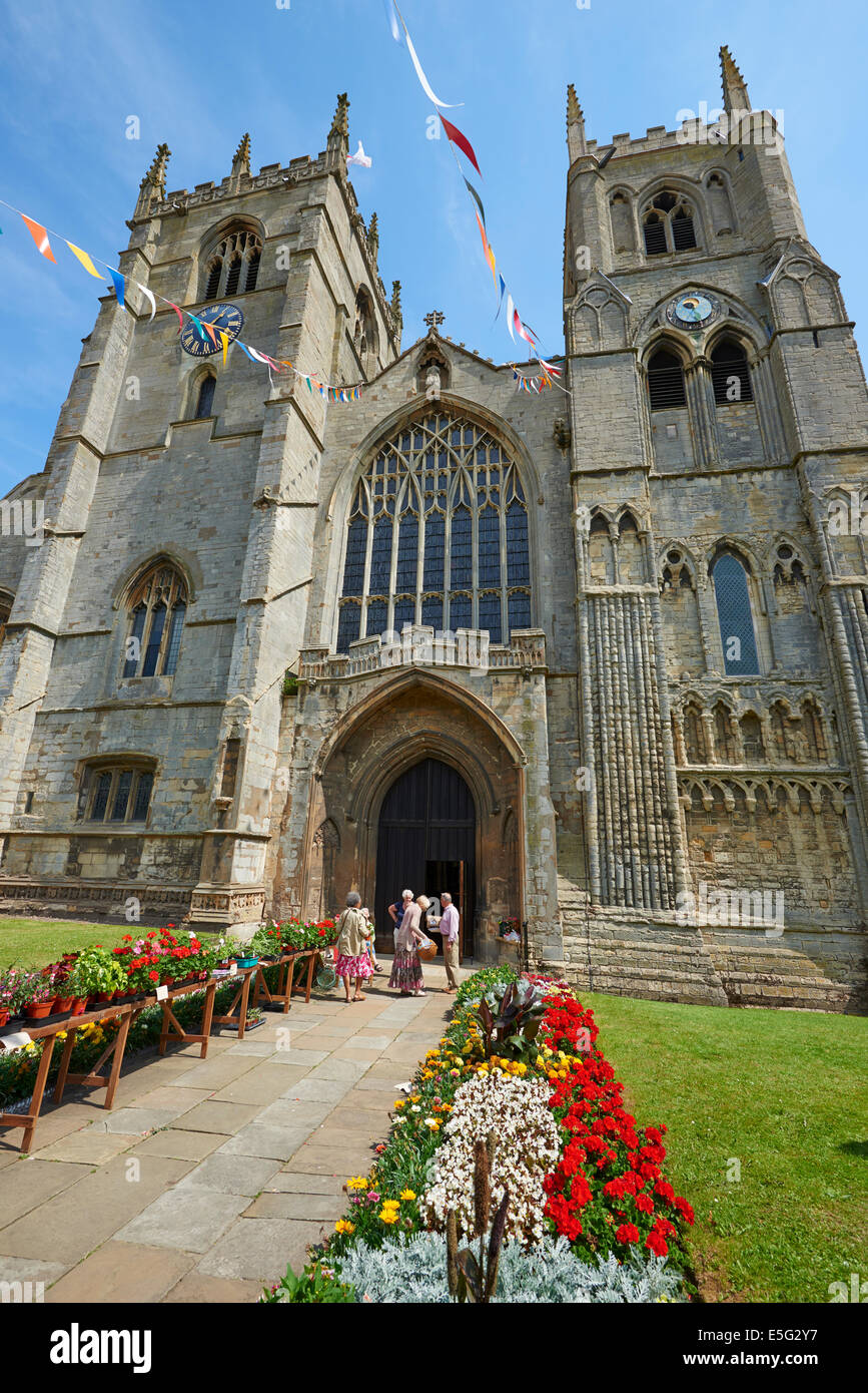 St Margaret's Church Or King's Lynn Minster St Margaret's Place King's Lynn Norfolk UK Stock Photo