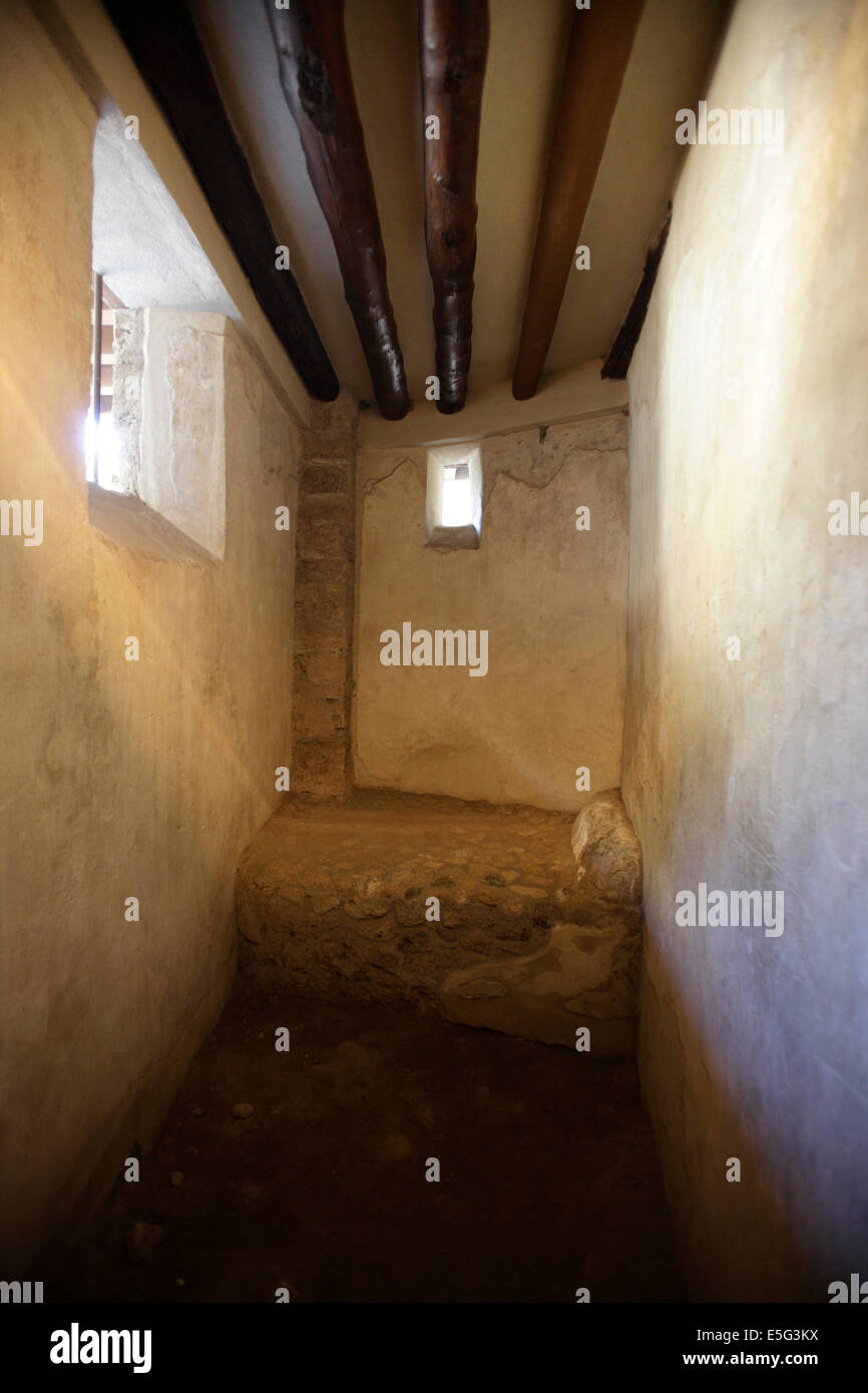 Room in the Lupanar or prostitution house, Pompeii, Naples, Italy Stock Photo
