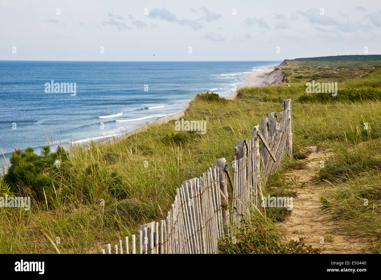 Sand Dunes, Marconi Beach, Cape Cod National Seashore, Wellfleet, Cape Cod, Massachusetts, USA Stock Photo