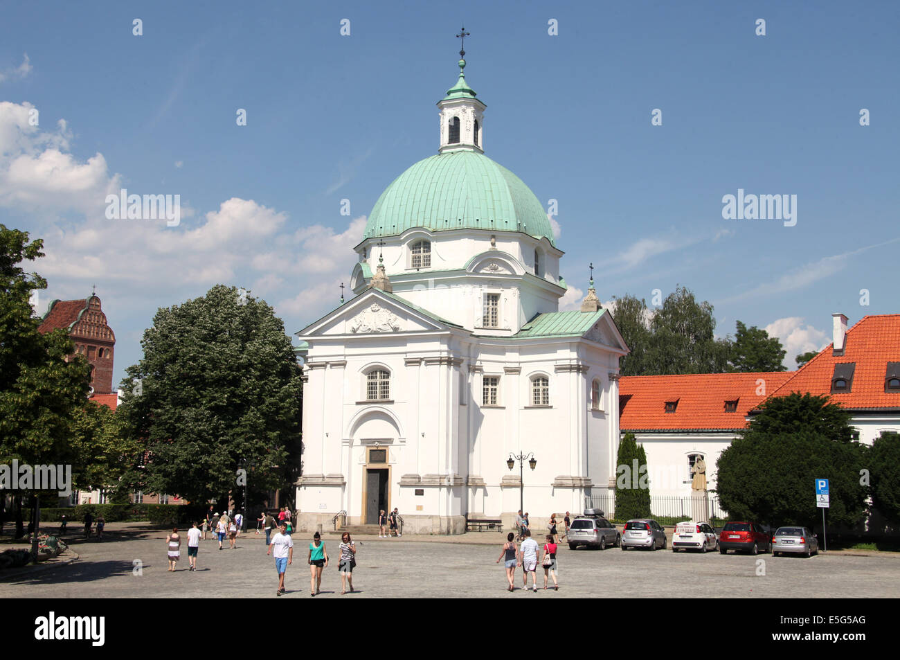 St Kazimierz Roman Catholic Church in Warsaw Stock Photo Alamy