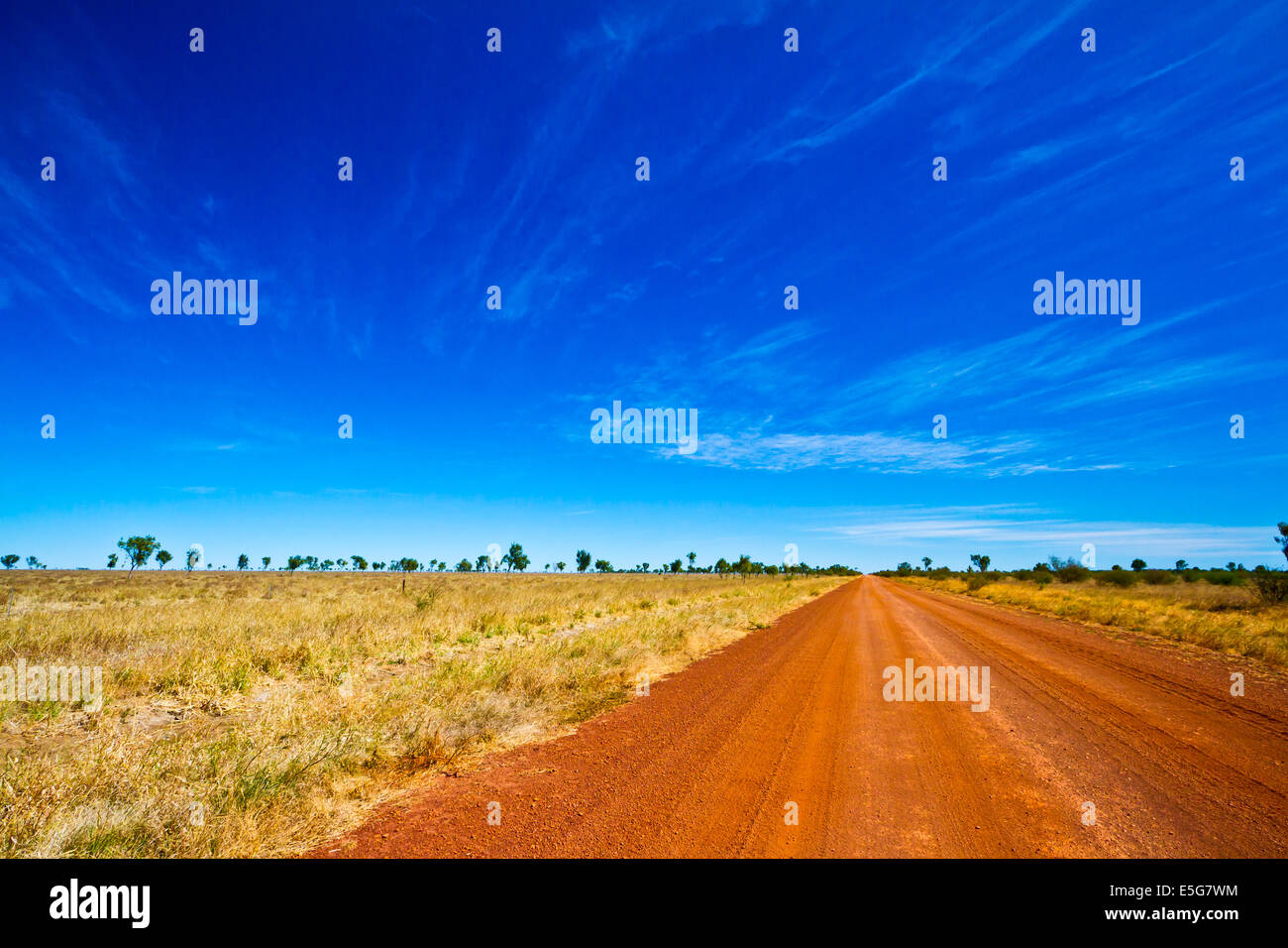 The Savannah Way stretches for 3700kms passing through 3 states in northern Australia. It is a spectacular journey. Stock Photo