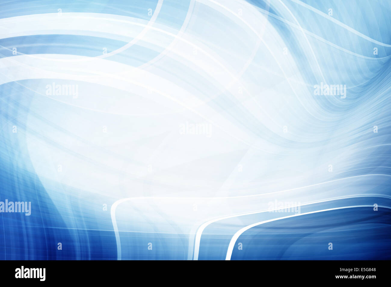 Blue Abstract Curved Background Stock Photo - Alamy