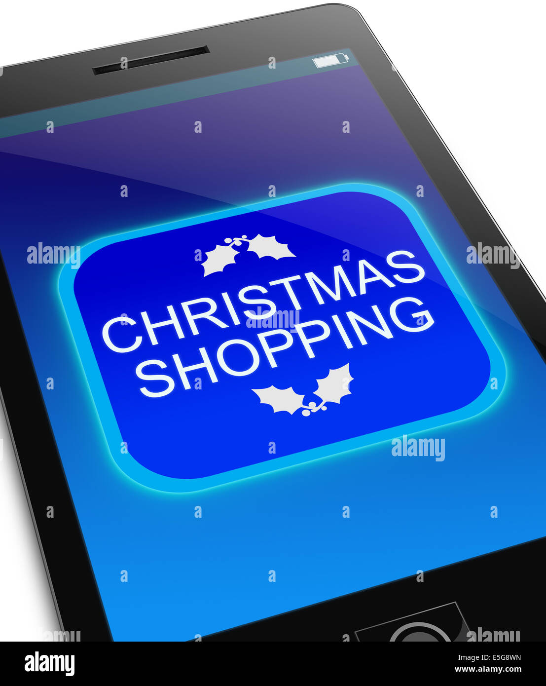 Christmas shopping concept. Stock Photo