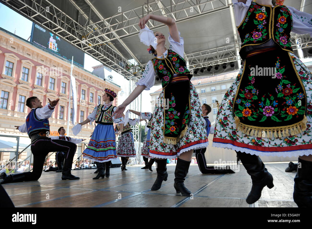 Folk group Edmonton, Ukrainian dancers Viter from Canada during the