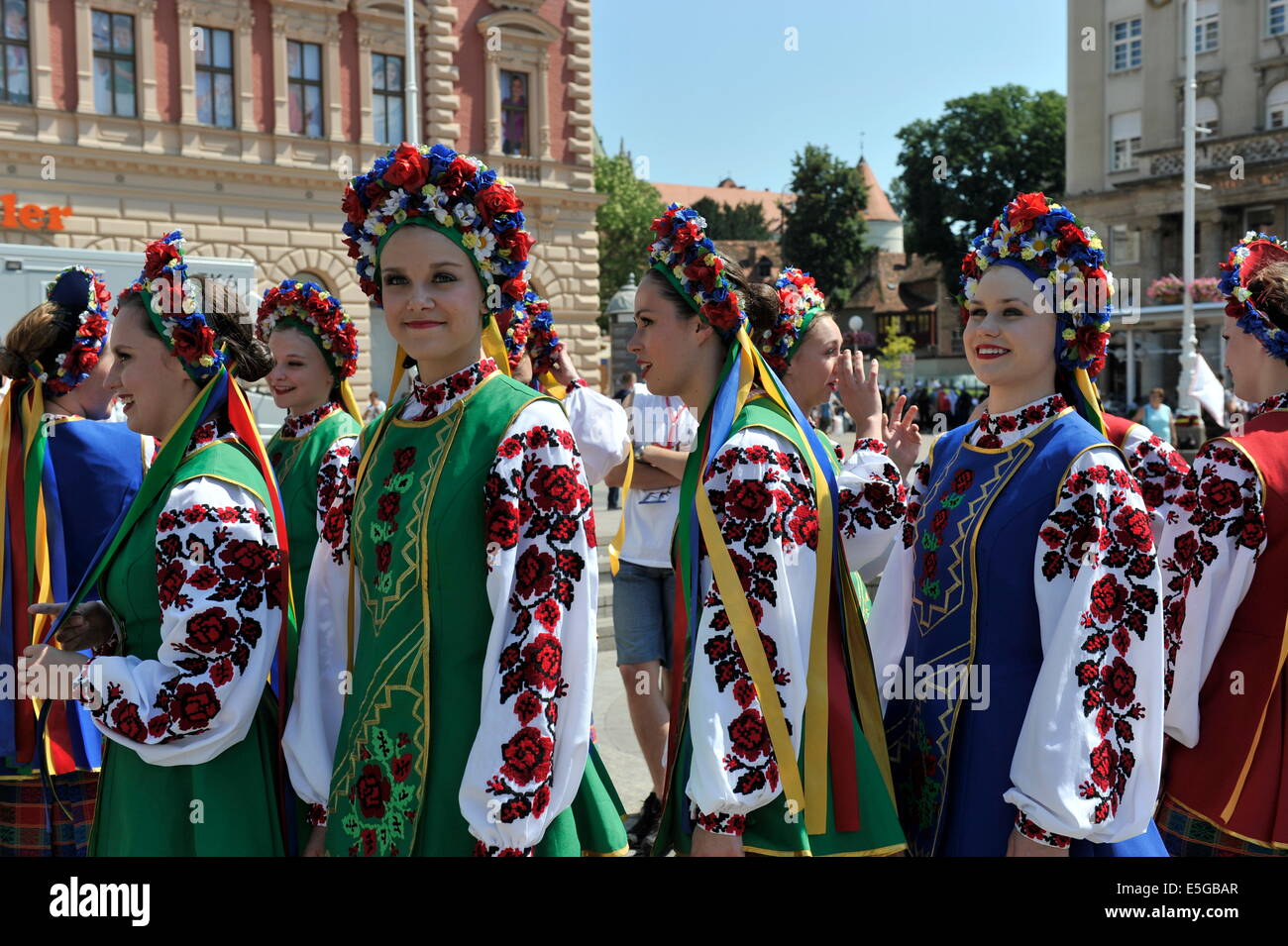 Folk group Edmonton, Ukrainian dancers Viter from Canada during the