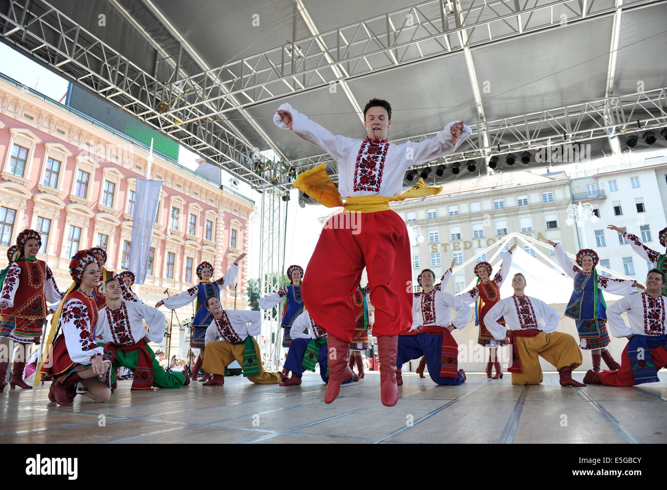 Folk group Edmonton, Ukrainian dancers Viter from Canada during the