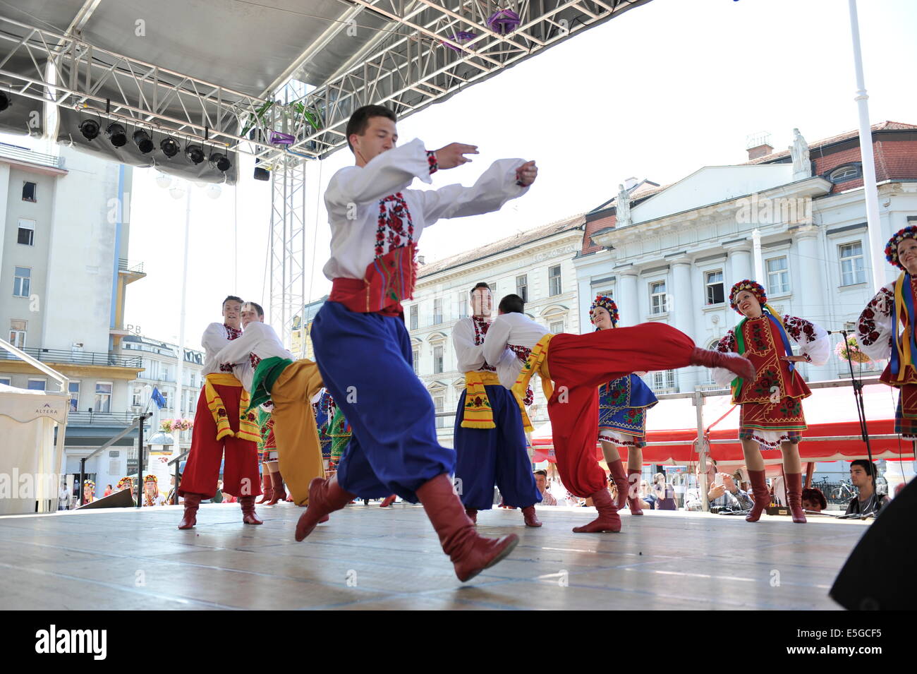 Folk group Edmonton, Ukrainian dancers Viter from Canada during the