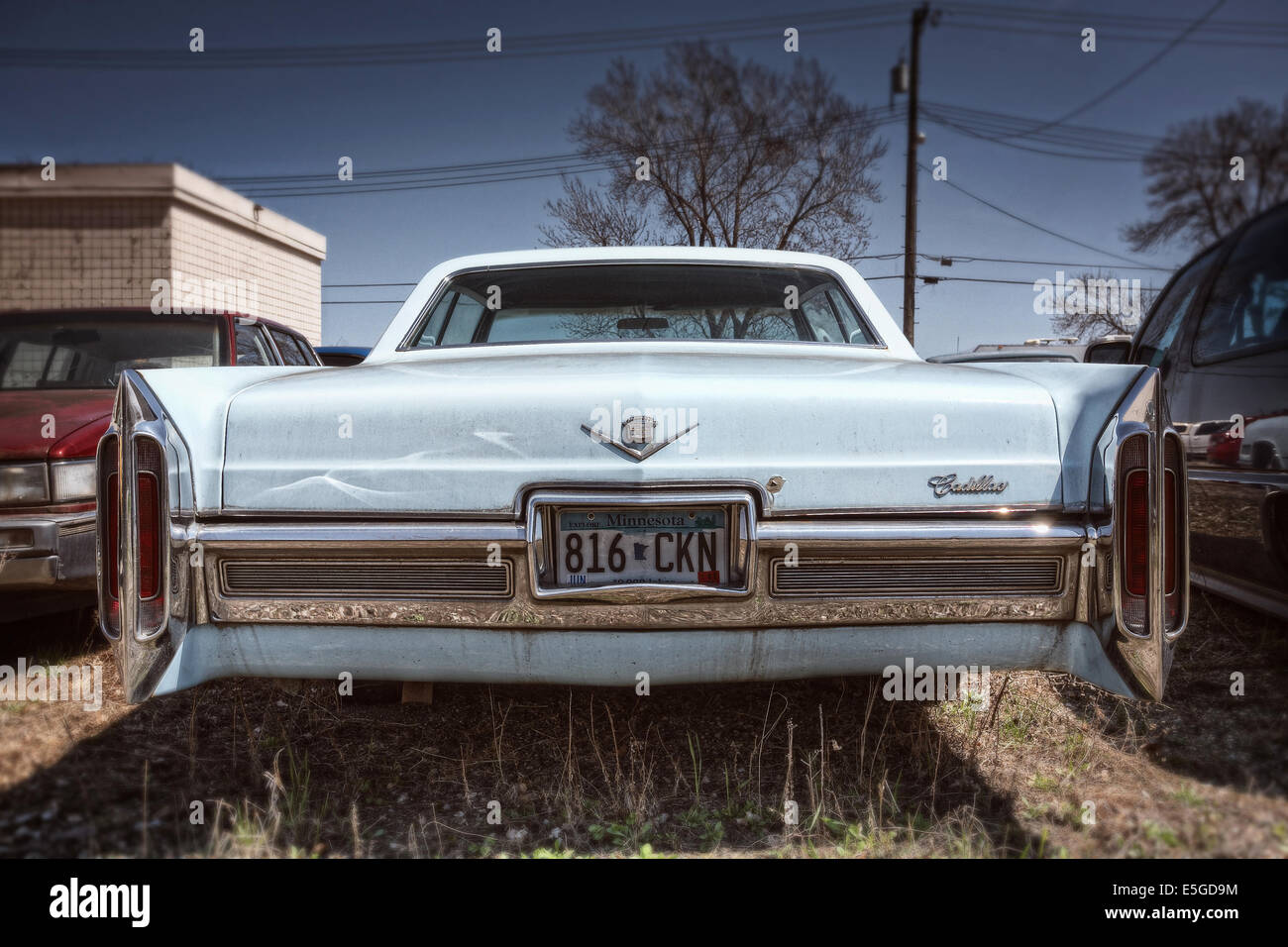 old cadillac stock photos