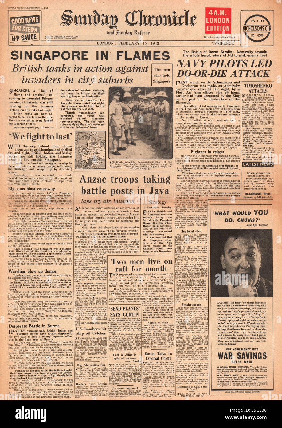 The history of English-language newspapers in Singapore before The Straits Times
