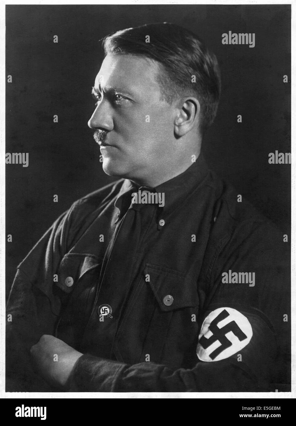 1939 photograph of Adolf Hitler by Heinrich Hoffmann Stock Photo