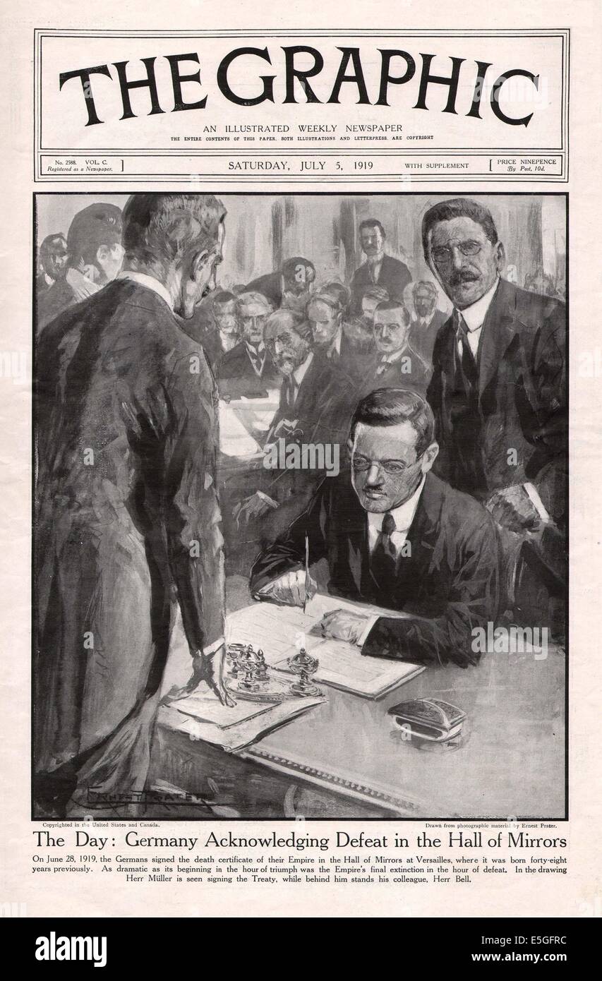 1919 great war front page hi-res stock photography and images - Alamy