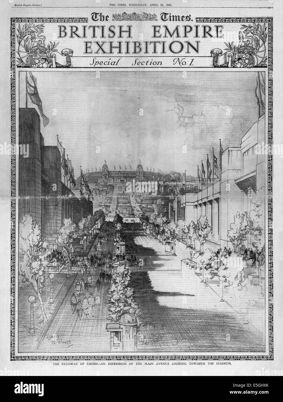 1920 times supplement front page Black and White Stock Photos & Images ...
