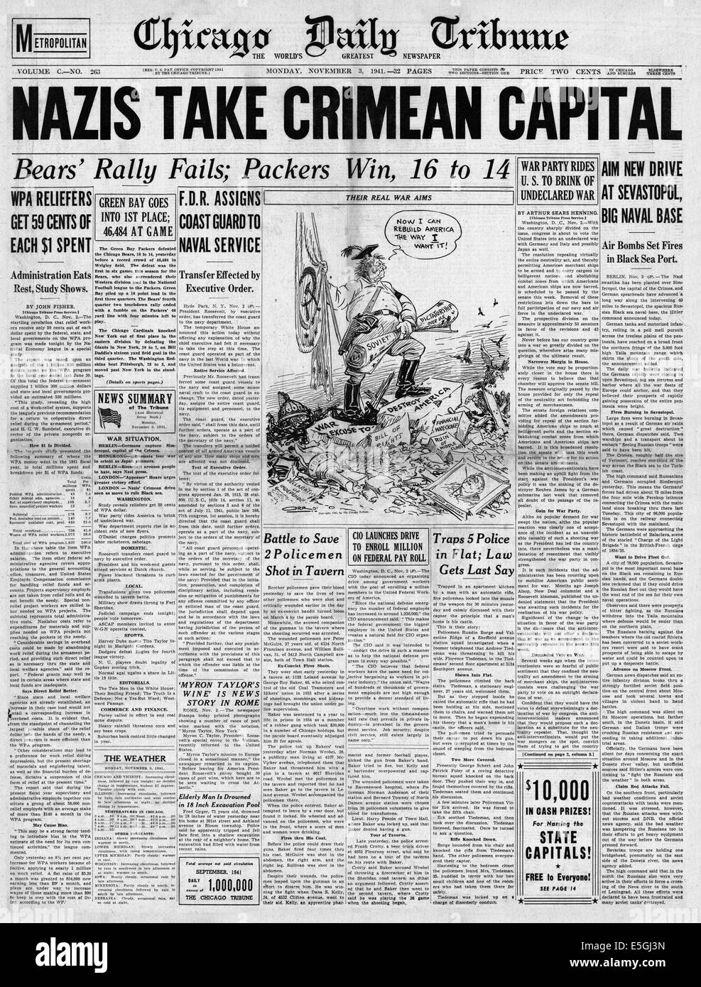 Chicago daily tribune newspaper hires stock photography and images Alamy