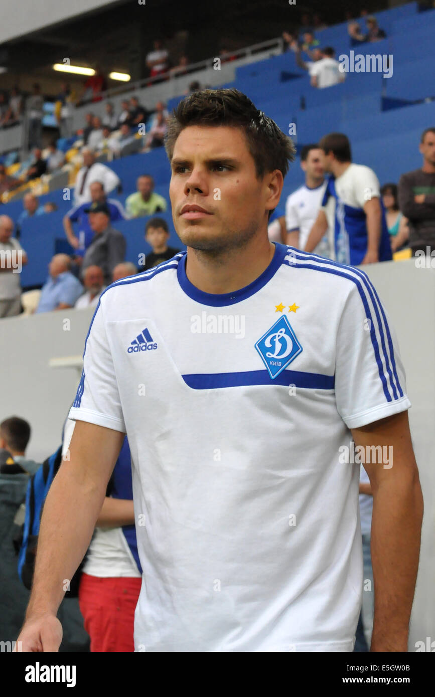 OGNJEN VUKOJEVIĆ during the match Inter between 'Shakhtar' (Donetsk City) and Dynamo (Kyiv) at Stadium Arena Lviv. Stock Photo