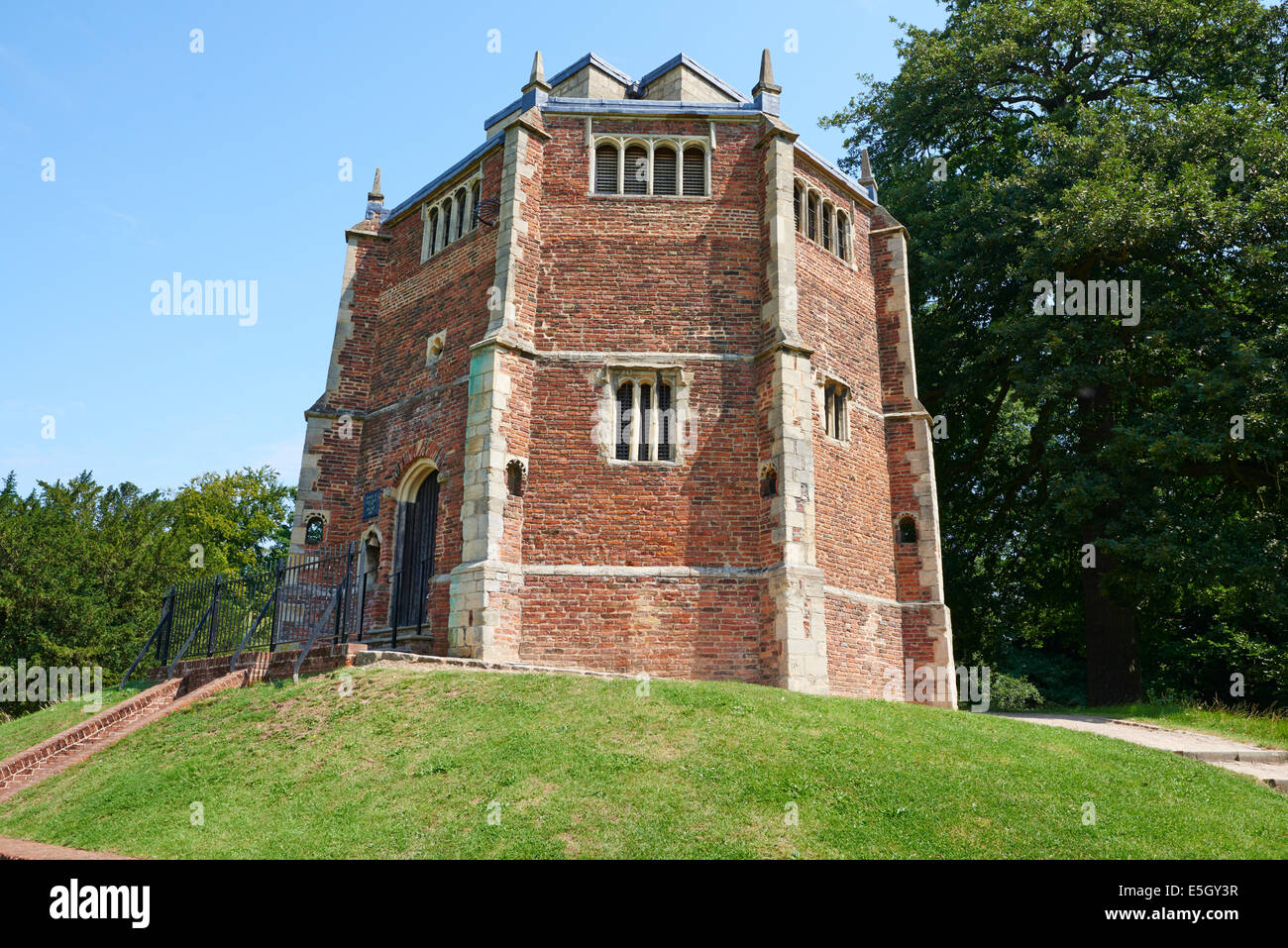 Red Mount Chapel Also Known As St Mary On The Mount Within The Local Park Known As The Walks King's Lynn Norfolk UK Stock Photo