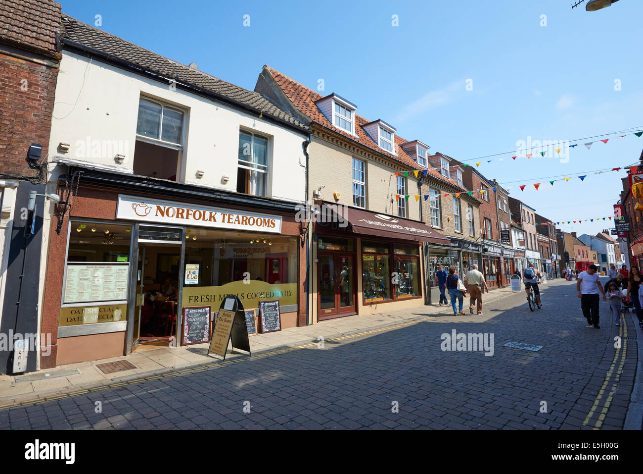 Norfolk Street King's Lynn Norfolk UK Stock Photo Alamy