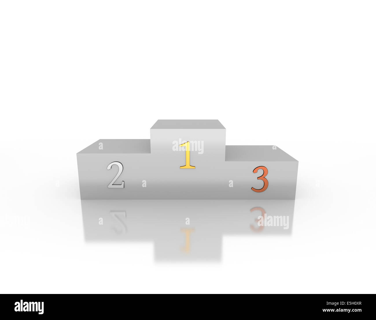 winner podium with gold silver bronze award numbers Stock Photo Alamy