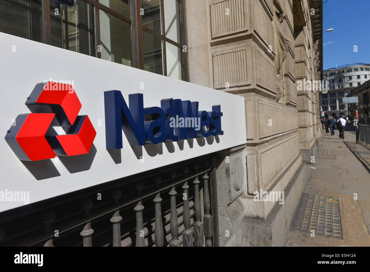 Natwest Bank City London banking finance Stock Photo