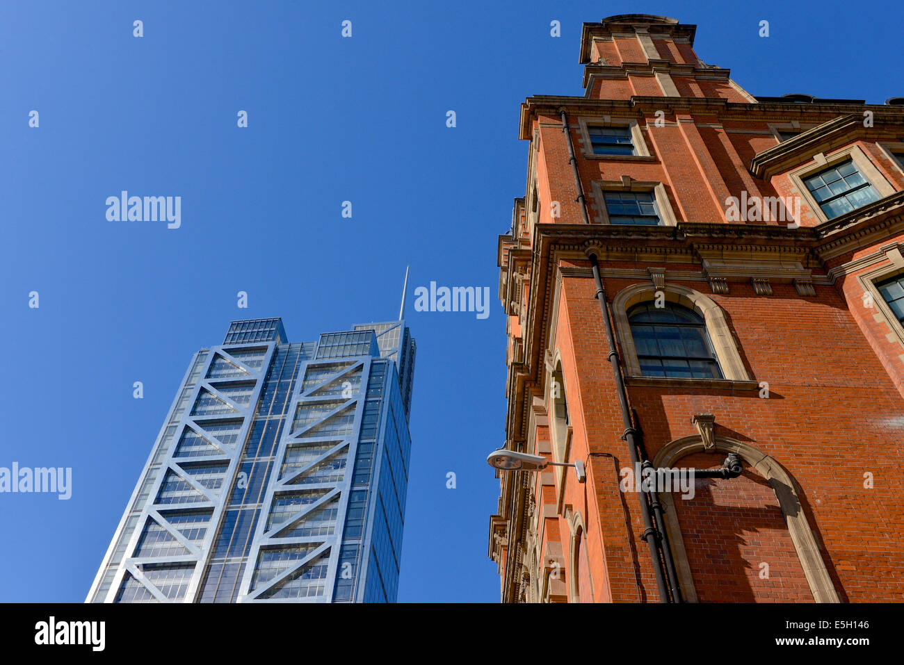 Heron Tower skyscraper Bishopsgate London Stock Photo
